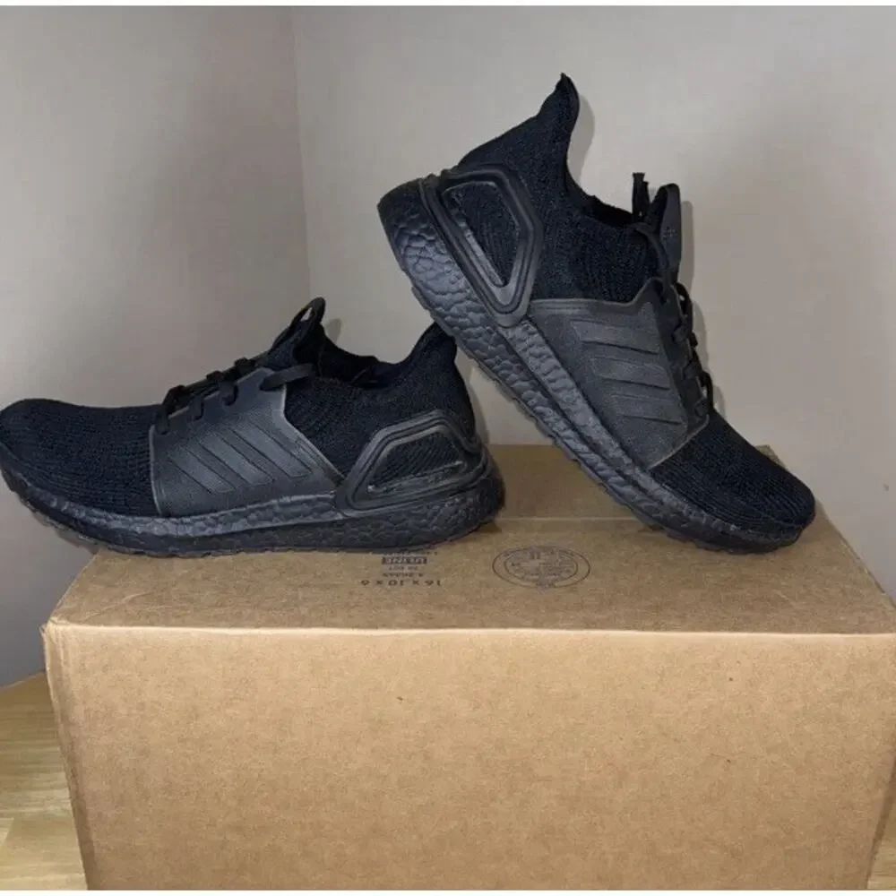 Size 8 - adidas UltraBOOST 19 Triple Black G27508 Black Boost UB1